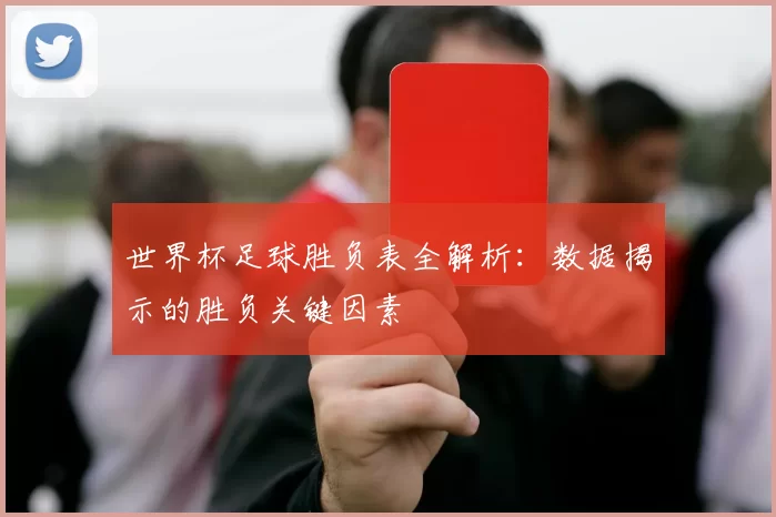 世界杯足球胜负表全解析：数据揭示的胜负关键因素