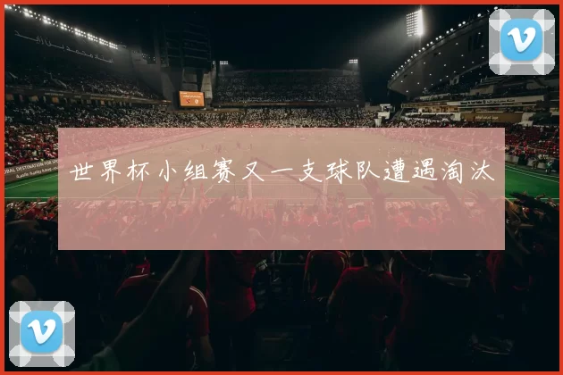 世界杯小组赛又一支球队遭遇淘汰