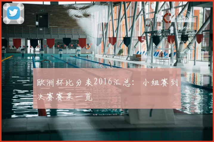 欧洲杯比分表2016汇总：小组赛到决赛赛果一览